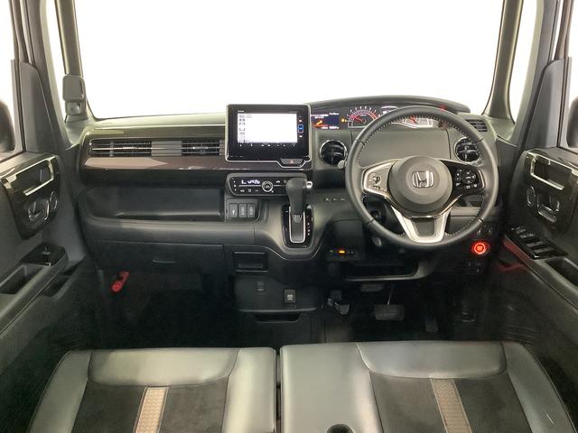 N−BOXカスタムG・Lターボホンダセンシング ワンオーナー 8インチナビTV1年保証 ワンオーナー 8インチナビTV ETC バックカメラ 衝突軽減ブレーキ アダプティブクルーズコントロール 両側電動スライドドア パドルシフト Bluetooth 15インチアルミホイール(兵庫県)の中古車