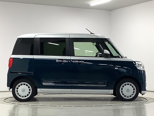 ムーヴキャンバスストライプスGターボ ワンオーナー クルーズコントロール走行無制限1年保証 両側電動スライドドア ワンオーナー アダプティブクルーズコントロール 前後コーナーセンサー 前席シートヒーター ホッとカップホルダー オートマチックハイビーム LEDヘッドライト(兵庫県)の中古車