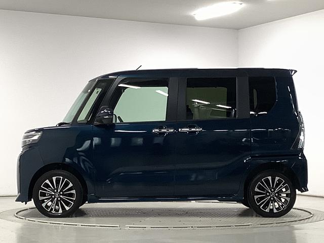 タントカスタムＲＳ　ターボ　４ＷＤ　９インチディスプレイオーディオ１年保証　９インチディスプレイオーディオ　４ＷＤ　全方位カメラ　両側電動スライドドア　前後コーナーセンサー　前席シートヒーター　Ｂｌｕｅｔｏｏｔｈ　ＬＥＤヘッドライト　１５インチ純正アルミホイール（兵庫県）の中古車