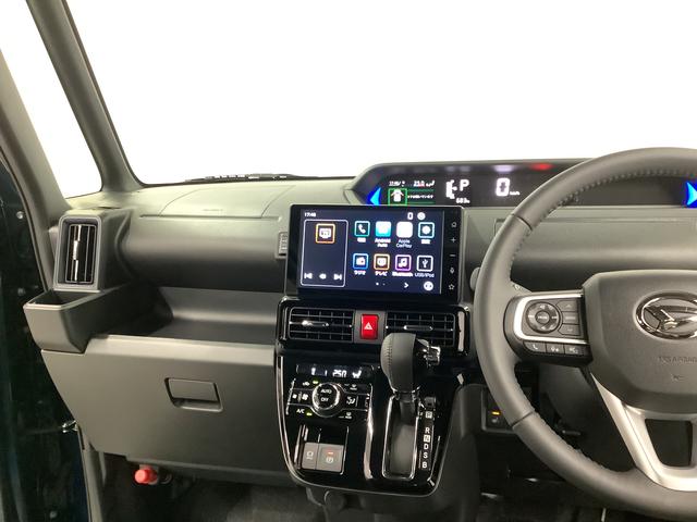 タントカスタムＲＳ　ターボ　４ＷＤ　９インチディスプレイオーディオ１年保証　９インチディスプレイオーディオ　４ＷＤ　全方位カメラ　両側電動スライドドア　前後コーナーセンサー　前席シートヒーター　Ｂｌｕｅｔｏｏｔｈ　ＬＥＤヘッドライト　１５インチ純正アルミホイール（兵庫県）の中古車