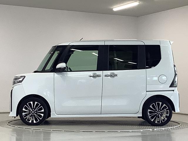 タントカスタムＲＳ　ターボ　ワンオーナー　両側電動スライドドア走行無制限１年保証　両側電動スライドドア　ワンオーナー　前後コーナーセンサー　前席シートヒーター　オートマチックハイビーム　ＬＥＤヘッドライト　オートブレーキホールド　１５インチ純正アルミホイール（兵庫県）の中古車