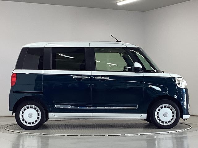 ムーヴキャンバスストライプスＧターボ　クルコン　コーナーセンサー　両側電動走行無制限１年保証　両側電動スライドドア　アダプティブクルーズコントロール　前後コーナーセンサー　前席シートヒーター　ホッとカップホルダー　オートマチックハイビーム　ＬＥＤヘッドライト　スマートキー（兵庫県）の中古車