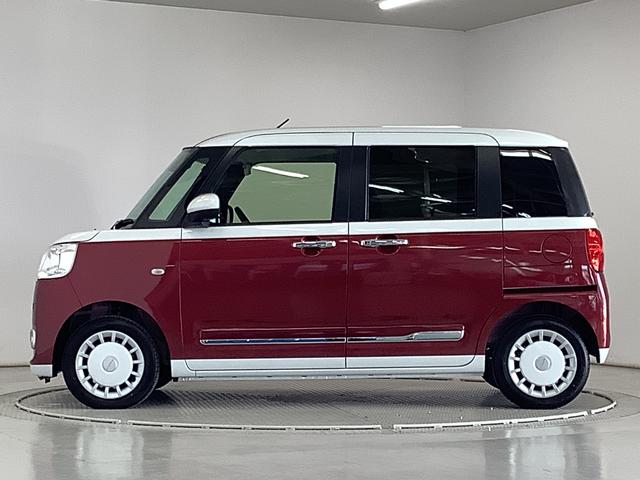 ムーヴキャンバスストライプスG 両側電動スライドドア 前席シートヒーター走行無制限1年保証 両側電動スライドドア 前後コーナーセンサー 前席シートヒーター ホッとカップホルダー オートマチックハイビーム LEDヘッドライト 横滑り防止装置 スマートキー スマートアシスト(兵庫県)の中古車