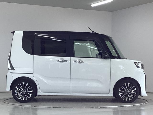 タントカスタムＲＳ　ターボ　ワンオーナー　ナビＴＶ　バックカメラ１年保証　ワンオーナー　ナビＴＶ　ＥＴＣ　ドラレコ　バックカメラ　両側電動スライドドア　前後コーナーセンサー　前席シートヒーター　ＤＶＤ　ＵＳＢ接続　Ｂｌｕｅｔｏｏｔｈ　１５インチ純正アルミホイール（兵庫県）の中古車