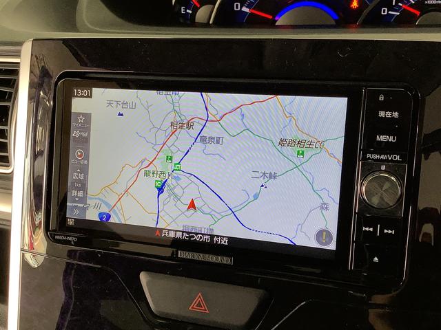 タントカスタムX トップエディションSAIII ワンオーナー ナビ1年保証 ワンオーナー ナビTV ETC ドラレコ バックカメラ 片側電動スライドドア コーナーセンサー 運転席シートヒーター USB Bluetooth スマートキー 14インチ純正アルミホイール(兵庫県)の中古車