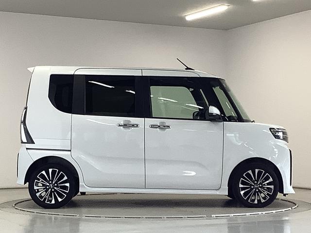 タントカスタムＲＳ　ターボ　ワンオーナー　両側電動スライドドア走行無制限１年保証　両側電動スライドドア　ワンオーナー　前後コーナーセンサー　前席シートヒーター　オートマチックハイビーム　ＬＥＤヘッドライト　オートブレーキホールド　１５インチ純正アルミホイール（兵庫県）の中古車