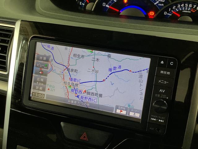 タントカスタムＲＳ　トップエディションＳＡII　ターボ　４ＷＤ１年保証　４ＷＤ　ワンオーナー　ナビＴＶ　ＥＴＣ　バックカメラ　両側電動スライドドア　ＤＶＤ　ＵＳＢ接続　Ｂｌｕｅｔｏｏｔｈ　ＬＥＤヘッドライト　アイドリングストップ　１５インチ純正アルミホイール（兵庫県）の中古車