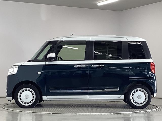 ムーヴキャンバスストライプスＧターボ　ワンオーナー　クルーズコントロール走行無制限１年保証　両側電動スライドドア　ワンオーナー　アダプティブクルーズコントロール　前後コーナーセンサー　前席シートヒーター　ホッとカップホルダー　オートマチックハイビーム　ＬＥＤヘッドライト（兵庫県）の中古車