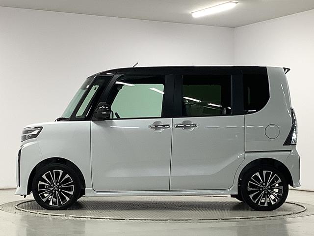 タントカスタムＲＳ　ターボ　９インチディスプレイオーディオ　ＵＳＢ１年保証　９インチディスプレイオーディオ　バックカメラ　両側電動スライドドア　前後コーナーセンサー　前席シートヒーター　ＵＳＢ　Ｂｌｕｅｔｏｏｔｈ　ＬＥＤヘッドライト　１５インチ純正アルミホイール（兵庫県）の中古車