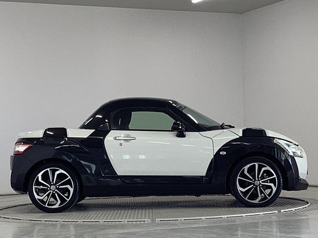 コペンエクスプレイ　ターボ　５ＭＴ　シートヒーター　横滑り防止装置走行無制限１年保証　ＭＴ車　電動オープン　シートヒーター　ＬＥＤヘッドライト　プッシュスタート　アイドリングストップ　横滑り防止装置　オートライト　オートエアコン　１６インチ純正アルミホイール（兵庫県）の中古車