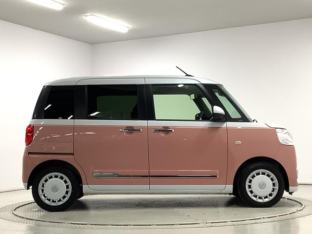 ムーヴキャンバスストライプスGターボ 1オーナー クルコン 両側電動スライド走行無制限1年保証 両側電動スライドドア ワンオーナー アダプティブクルーズコントロール 前後コーナーセンサー 前席シートヒーター ホッとカップホルダー オートマチックハイビーム LEDヘッドライト(兵庫県)の中古車