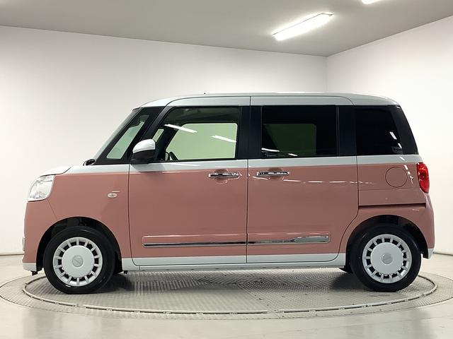 ムーヴキャンバスストライプスＧ　両側電動スライドドア　前席シートヒーター走行無制限１年保証　両側電動スライドドア　前後コーナーセンサー　前席シートヒーター　ホッとカップホルダー　オートマチックハイビーム　ＬＥＤヘッドライト　横滑り防止装置　スマートキー　スマートアシスト（兵庫県）の中古車