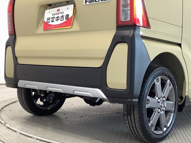 タントファンクロスターボ　４ＷＤ　９インチディスプレイオーディオ１年保証　９インチディスプレイオーディオ　４ＷＤ　バックカメラ　両側電動スライドドア　前後コーナーセンサー　前席シートヒーター　ルーフレール　ＴＶ　ＨＤＭＩ　スマートキー　１５インチ純正アルミホイール（兵庫県）の中古車