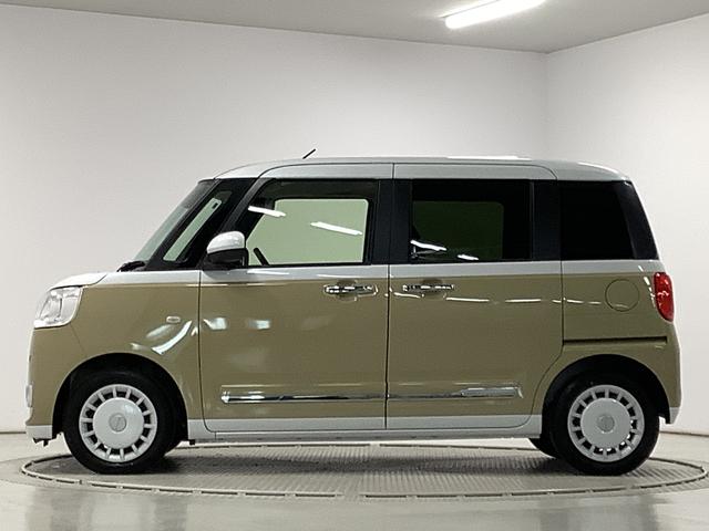 ムーヴキャンバスストライプスＧターボ　９インチディスプレイオーディオ　ＵＳＢ１年保証　９インチディスプレイオーディオ　バックカメラ　アダプティブクルーズコントロール　両側電動スライドドア　前後コーナーセンサー　前席シートヒーター　ホッとカップホルダー　Ｑｉワイヤレス充電（兵庫県）の中古車