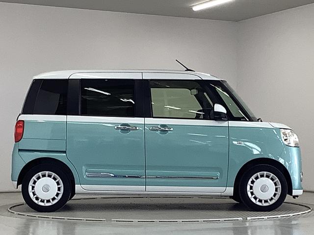 ムーヴキャンバスストライプスＧターボ　１オーナー　クルコン　両側電動スライド走行無制限１年保証　両側電動スライドドア　ワンオーナー　アダプティブクルーズコントロール　前後コーナーセンサー　前席シートヒーター　ホッとカップホルダー　オートマチックハイビーム　ＬＥＤヘッドライト（兵庫県）の中古車