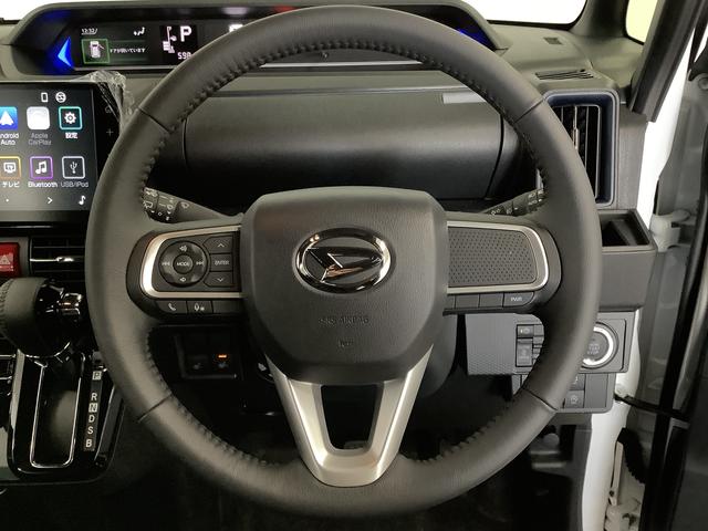 タントカスタムＲＳ　ターボ　４ＷＤ　９インチディスプレイオーディオ１年保証　９インチディスプレイオーディオ　４ＷＤ　バックカメラ　両側電動スライドドア　前後コーナーセンサー　前席シートヒーター　ＵＳＢ　Ｂｌｕｅｔｏｏｔｈ　スマートキー　１５インチ純正アルミホイール（兵庫県）の中古車