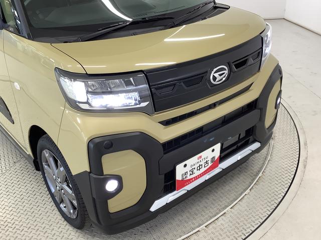 タントファンクロスターボ　ＥＴＣ　クルコン　両側電動スライドドア走行無制限１年保証　両側電動スライドドア　ＥＴＣ　アダプティブクルーズコントロール　前後コーナーセンサー　前席シートヒーター　ルーフレール　オートマチックハイビーム　１５インチ純正アルミホイール（兵庫県）の中古車