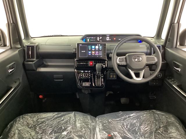 タントカスタムＲＳ　ターボ　９インチディスプレイオーディオ　ＵＳＢ１年保証　９インチディスプレイオーディオ　全方位カメラ　両側電動スライドドア　前後コーナーセンサー　前席シートヒーター　ＵＳＢ　Ｂｌｕｅｔｏｏｔｈ　オートブレーキホールド　１５インチ純正アルミホイール（兵庫県）の中古車