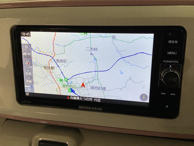 ムーヴキャンバスＸリミテッドメイクアップ　ＳＡIII　ナビ　ドラレコ　ＥＴＣ１年保証　ナビＴＶ　ＥＴＣ　バックカメラ　ドラレコ　両側電動スライドドア　ＵＳＢ　Ｂｌｕｅｔｏｏｔｈ　オートマチックハイビーム　アイドリングストップ　プッシュスタート　横滑り防止装置　オートエアコン（兵庫県）の中古車