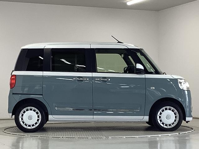 ムーヴキャンバスストライプスG 両側電動スライドドア 前席シートヒーター走行無制限1年保証 両側電動スライドドア 前後コーナーセンサー 前席シートヒーター ホッとカップホルダー オートマチックハイビーム LEDヘッドライト 横滑り防止装置 スマートキー 置きラクボックス(兵庫県)の中古車