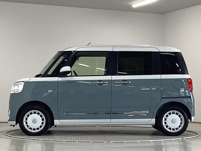 ムーヴキャンバスストライプスG 両側電動スライドドア 前席シートヒーター走行無制限1年保証 両側電動スライドドア 前後コーナーセンサー 前席シートヒーター ホッとカップホルダー オートマチックハイビーム LEDヘッドライト 横滑り防止装置 スマートキー 置きラクボックス(兵庫県)の中古車