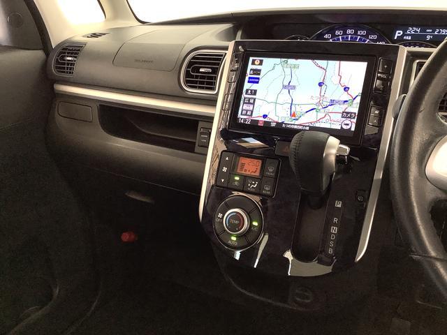 タントカスタムＲＳ　トップエディションＶＳ　ＳＡIII　ターボ１年保証　禁煙車　８インチナビ　ＥＴＣ　ドラレコ　両側電動スライドドア　コーナーセンサー　運転席シートヒーター　ＴＶ　ＵＳＢ　Ｂｌｕｅｔｏｏｔｈ　ＬＥＤヘッドライト　１５インチ純正アルミホイール（兵庫県）の中古車