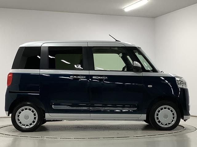 ムーヴキャンバスストライプスＧ　４ＷＤ　両側電動スライド　前席シートヒーター走行無制限１年保証　両側電動スライドドア　４ＷＤ　前後コーナーセンサー　前席シートヒーター　ホッとカップホルダー　オートマチックハイビーム　ＬＥＤヘッドライト　プッシュスタート　横滑り防止装置（兵庫県）の中古車