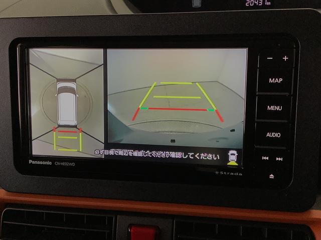 タントファンクロスターボ　４ＷＤ　ナビＴＶ　ＥＴＣ　全方位カメラ１年保証　４ＷＤ　ナビＴＶ　全方位カメラ　ＥＴＣ　両側電動スライドドア　前後コーナーセンサー　前席シートヒーター　ルーフレール　ＵＳＢ　Ｂｌｕｅｔｏｏｔｈ　スマートキー　１５インチ純正アルミホイール（兵庫県）の中古車