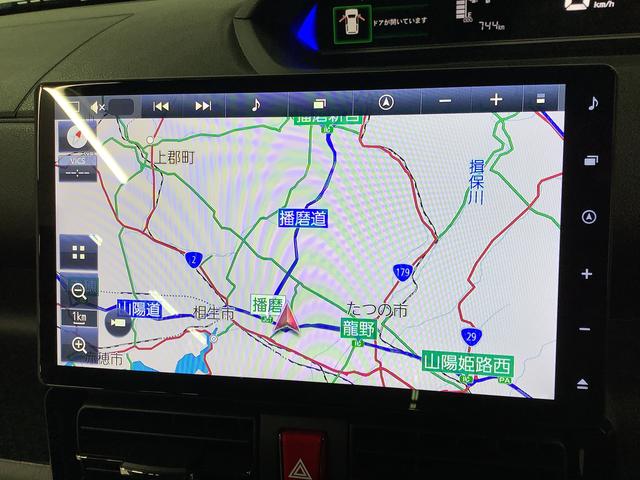 タントカスタムＲＳ　ターボ　１０インチナビ　ドラレコ　全方位カメラ１年保証　１０インチナビＴＶ　ドラレコ　全方位カメラ　両側電動スライドドア　前後コーナーセンサー　前席シートヒーター　ＵＳＢ　Ｂｌｕｅｔｏｏｔｈ　オートブレーキホールド　１５インチ純正アルミホイール（兵庫県）の中古車