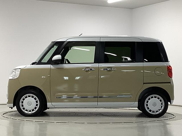 ムーヴキャンバスストライプスＧ　両側電動スライドドア　前席シートヒーター走行無制限１年保証　両側電動スライドドア　前後コーナーセンサー　前席シートヒーター　ホッとカップホルダー　オートマチックハイビーム　ＬＥＤヘッドライト　横滑り防止装置　スマートキー　スマートアシスト（兵庫県）の中古車