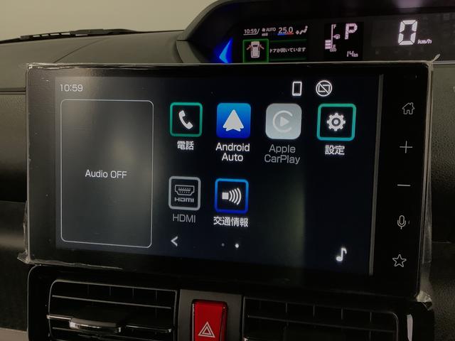 タントカスタムＲＳ　ターボ　４ＷＤ　９インチディスプレイオーディオ１年保証　９インチディスプレイオーディオ　４ＷＤ　バックカメラ　両側電動スライドドア　前後コーナーセンサー　前席シートヒーター　ＵＳＢ接続　Ｂｌｕｅｔｏｏｔｈ　１５インチ純正アルミホイール（兵庫県）の中古車