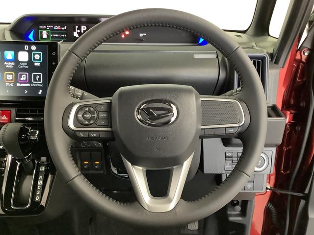 タントカスタムＲＳ　ターボ　４ＷＤ　９インチディスプレイオーディオ１年保証　９インチディスプレイオーディオ　４ＷＤ　バックカメラ　両側電動スライドドア　前後コーナーセンサー　前席シートヒーター　ＵＳＢ接続　Ｂｌｕｅｔｏｏｔｈ　１５インチ純正アルミホイール（兵庫県）の中古車