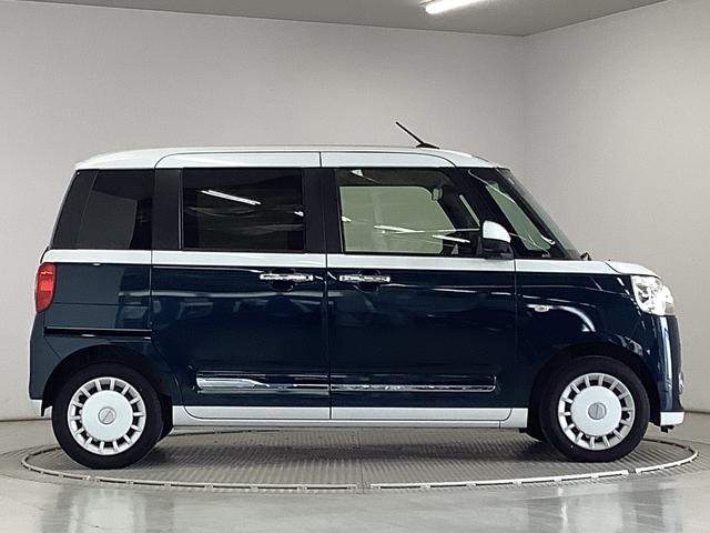 ムーヴキャンバスストライプスＧターボ　１オーナー　クルコン　両側電動スライド走行無制限１年保証　両側電動スライドドア　ワンオーナー　アダプティブクルーズコントロール　前後コーナーセンサー　前席シートヒーター　ホッとカップホルダー　オートマチックハイビーム　ＬＥＤヘッドライト（兵庫県）の中古車