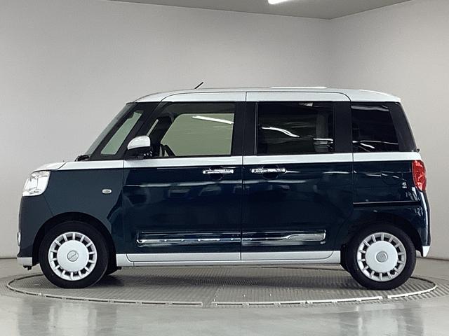 ムーヴキャンバスストライプスＧターボ　１オーナー　クルコン　両側電動スライド走行無制限１年保証　両側電動スライドドア　ワンオーナー　アダプティブクルーズコントロール　前後コーナーセンサー　前席シートヒーター　ホッとカップホルダー　オートマチックハイビーム　ＬＥＤヘッドライト（兵庫県）の中古車