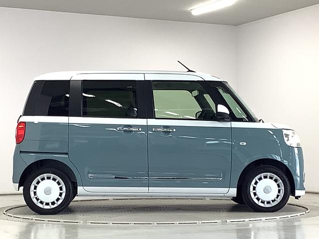 ムーヴキャンバスストライプスＧターボ　クルコン　コーナーセンサー　両側電動走行無制限１年保証　両側電動スライドドア　アダプティブクルーズコントロール　前後コーナーセンサー　前席シートヒーター　ホッとカップホルダー　オートマチックハイビーム　ＬＥＤヘッドライト　スマートキー（兵庫県）の中古車