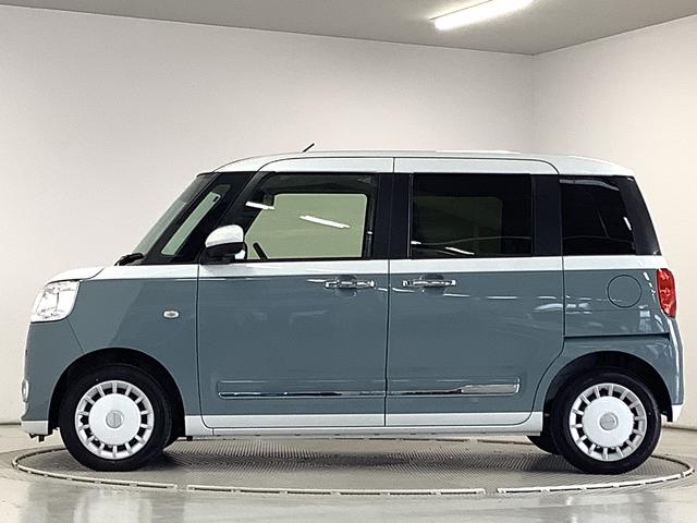 ムーヴキャンバスストライプスＧターボ　クルコン　コーナーセンサー　両側電動走行無制限１年保証　両側電動スライドドア　アダプティブクルーズコントロール　前後コーナーセンサー　前席シートヒーター　ホッとカップホルダー　オートマチックハイビーム　ＬＥＤヘッドライト　スマートキー（兵庫県）の中古車