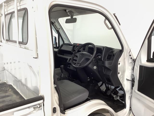 ハイゼットトラックスタンダード　５ＭＴ　３方開　荷台マット　ドアバイザー走行無制限１年保証　ＭＴ車　荷台マット　３方開　ゲートプロテクター　ドアバイザー　ヘッドライトレベライザー　ラジオ　アクセサリーソケット　マニュアルエアコン　スペアタイヤ　バッテリーカバー（兵庫県）の中古車