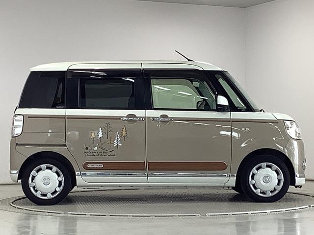 ムーヴキャンバスＸメイクアップリミテッド　ＳＡIII　ナビＴＶ　ＥＴＣ１年保証　ナビＴＶ　ＥＴＣ　全方位カメラ　両側電動スライドドア　ＵＳＢ　Ｂｌｕｅｔｏｏｔｈ　オートマチックハイビーム　横滑り防止装置　スマートキー　オートエアコン　ウッド調パネル　ウッド調デカール（兵庫県）の中古車