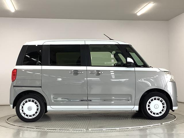 ムーヴキャンバスストライプスＧ　雹害車両　ナビＴＶ　ＥＴＣ　全方位カメラ雹害車両　１年保証　ナビ　バックカメラ　ＥＴＣ　両側電動スライドドア　前後コーナーセンサー　前席シートヒーター　ＴＶ　ＤＶＤ　ＵＳＢ　Ｂｌｕｅｔｏｏｔｈ　オートマチックハイビーム　ＬＥＤヘッドライト（兵庫県）の中古車