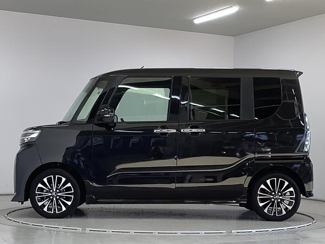 タントカスタムＲＳ　ターボ　ワンオーナー　両側電動スライドドア走行無制限１年保証　両側電動スライドドア　ワンオーナー　前後コーナーセンサー　前席シートヒーター　オートマチックハイビーム　ＬＥＤヘッドライト　オートブレーキホールド　１５インチ純正アルミホイール（兵庫県）の中古車