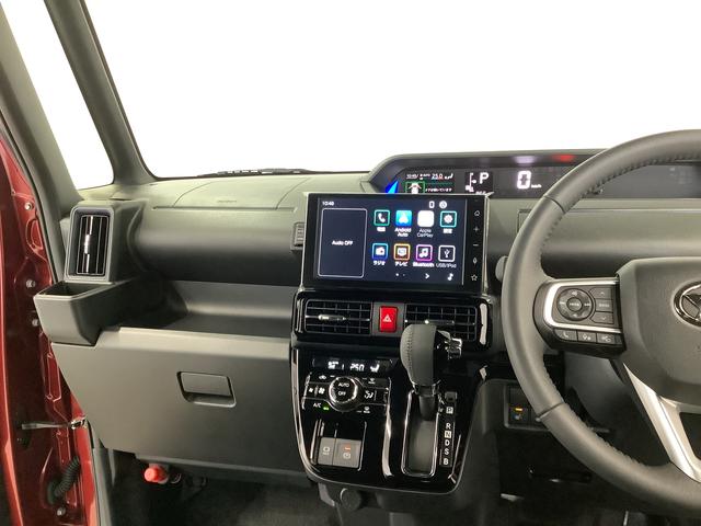 タントカスタムRS ターボ 9インチディスプレイオーディオ USB1年保証 9インチディスプレイオーディオ 全方位カメラ 両側電動スライドドア 前後コーナーセンサー 前席シートヒーター USB Bluetooth オートブレーキホールド 15インチ純正アルミホイール(兵庫県)の中古車