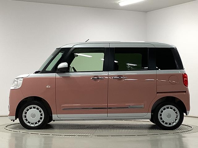 ムーヴキャンバスストライプスＧターボ　９インチディスプレイオーディオ　ＵＳＢ１年保証　９インチディスプレイオーディオ　全方位カメラ　アダプティブクルーズコントロール　両側電動スライドドア　前後コーナーセンサー　シートヒーター　ホッとカップホルダー　ＵＳＢ　Ｑｉワイヤレス充電（兵庫県）の中古車