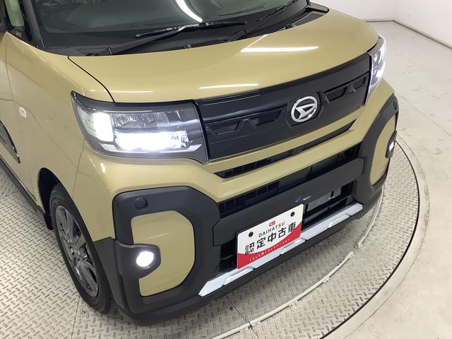 タントファンクロス　両側電動スライド　シートヒーター　スマートキー走行無制限１年保証　両側電動スライドドア　前後コーナーセンサー　前席シートヒーター　ルーフレール　オートマチックハイビーム　ＬＥＤヘッドライト　オートブレーキホールド　１４インチ純正アルミホイール（兵庫県）の中古車