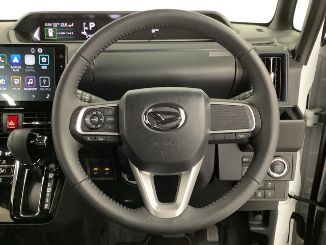 タントカスタムＲＳ　ターボ　９インチディスプレイオーディオ　ＵＳＢ１年保証　９インチディスプレイオーディオ　バックカメラ　両側電動スライドドア　前後コーナーセンサー　前席シートヒーター　ＵＳＢ　Ｂｌｕｅｔｏｏｔｈ　ＬＥＤヘッドライト　１５インチ純正アルミホイール（兵庫県）の中古車