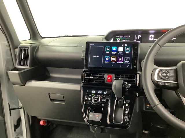 タントカスタムＲＳ　ターボ　９インチディスプレイオーディオ　ＵＳＢ１年保証　９インチディスプレイオーディオ　バックカメラ　両側電動スライドドア　前後コーナーセンサー　前席シートヒーター　ＵＳＢ　Ｂｌｕｅｔｏｏｔｈ　ＬＥＤヘッドライト　１５インチ純正アルミホイール（兵庫県）の中古車