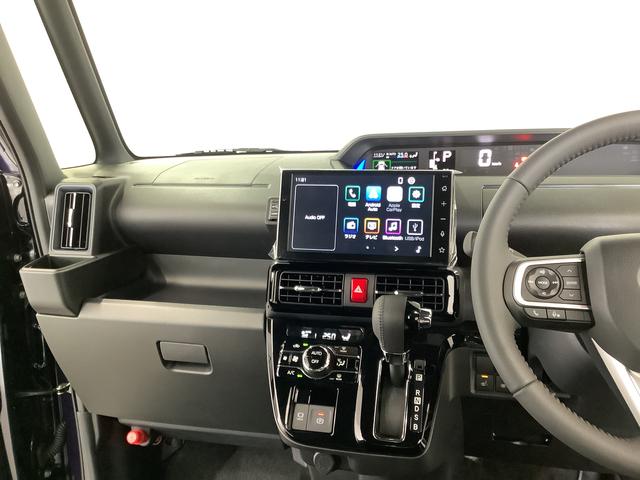 タントカスタムRS ターボ 9インチディスプレイオーディオ USB1年保証 9インチディスプレイオーディオ バックカメラ 両側電動スライドドア 前後コーナーセンサー 前席シートヒーター USB Bluetooth LEDヘッドライト 15インチ純正アルミホイール(兵庫県)の中古車