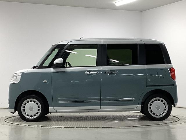 ムーヴキャンバスストライプスG 両側電動スライドドア 前後コーナーセンサー走行無制限1年保証 両側電動スライドドア 前後コーナーセンサー 前席シートヒーター ホッとカップホルダー オートマチックハイビーム LEDヘッドライト 横滑り防止装置 スマートキー 置きラクボックス(兵庫県)の中古車