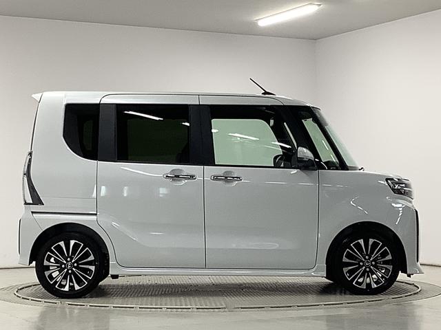 タントカスタムＲＳ　ターボ　両側電動スライドドア　コーナーセンサー走行無制限１年保証　両側電動スライドドア　前後コーナーセンサー　前席シートヒーター　オートマチックハイビーム　ＬＥＤヘッドライト　オートブレーキホールド　スマートキー　１５インチ純正アルミホイール（兵庫県）の中古車