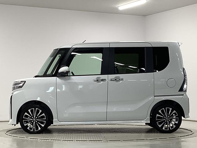 タントカスタムＲＳ　ターボ　両側電動スライドドア　コーナーセンサー走行無制限１年保証　両側電動スライドドア　前後コーナーセンサー　前席シートヒーター　オートマチックハイビーム　ＬＥＤヘッドライト　オートブレーキホールド　スマートキー　１５インチ純正アルミホイール（兵庫県）の中古車