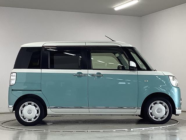 ムーヴキャンバスGメイクアップ SAIII 禁煙 ワンオーナー 両側電動走行無制限1年保証 禁煙車 ワンオーナー 両側電動スライドドア オートマチックハイビーム LEDヘッドライト プッシュスタート アイドリングストップ 横滑り防止装置 オートライト オートエアコン(兵庫県)の中古車